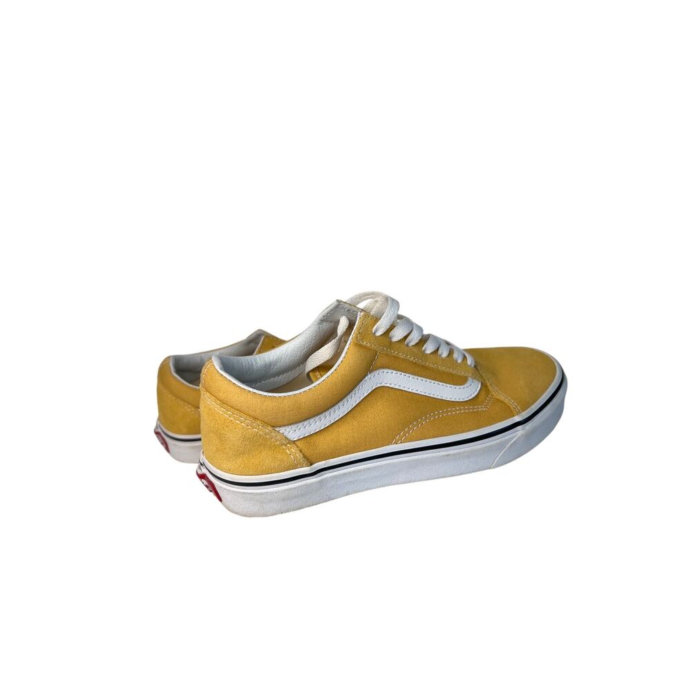 Vans Old Skool Golden Yellow Suede Canvas Size 7 Women EUR 37
